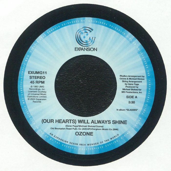 Our Hearts (Will Always Shine) - Vinyl Single vinyl record cover