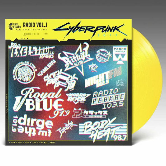 Cyberpunk 2077 Radio 1 (Soundtrack) - Yellow Vinyl LP vinyl record cover