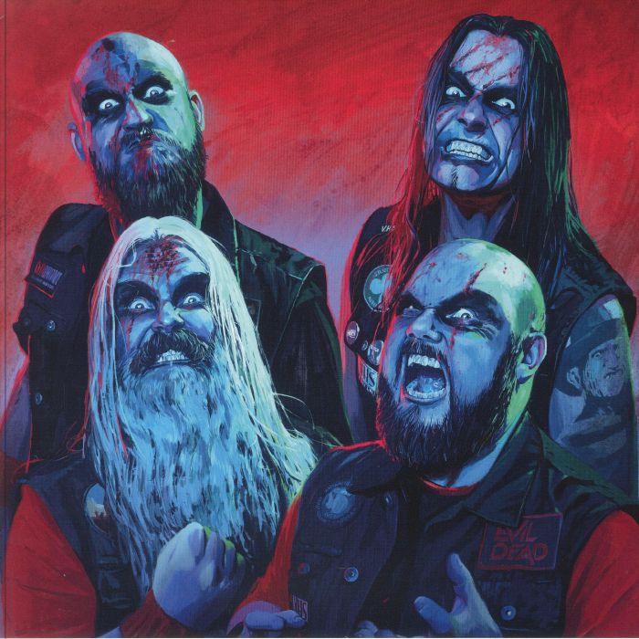 The Horror & The Metal - Limited Edition Red & Blue Splatter Vinyl LP vinyl record cover