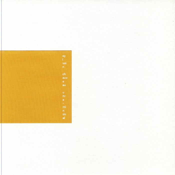 Ultra Minimal - Limited Edition White Vinyl LP vinyl record cover