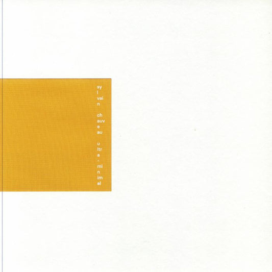 Ultra Minimal - Limited Edition White Vinyl LP vinyl record cover