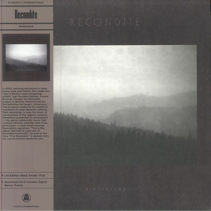 Hinterland (10th Anniversary Edition) - Smokey Vinyl 2xLP vinyl record cover