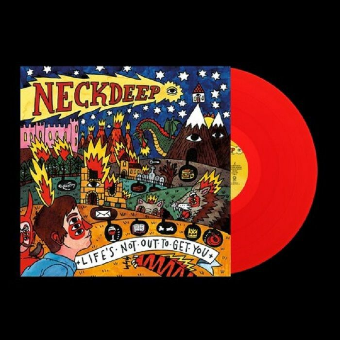 Life's Not Out To Get You - Red Vinyl LP vinyl record cover