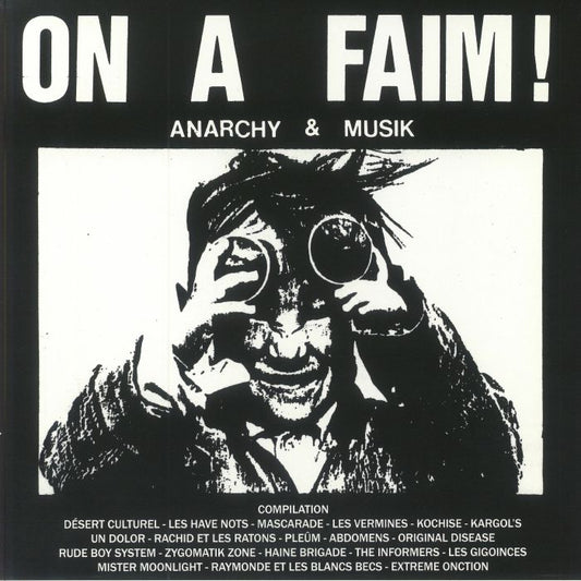 On A Faim! Anarchy & Musik - 2xLP vinyl record cover