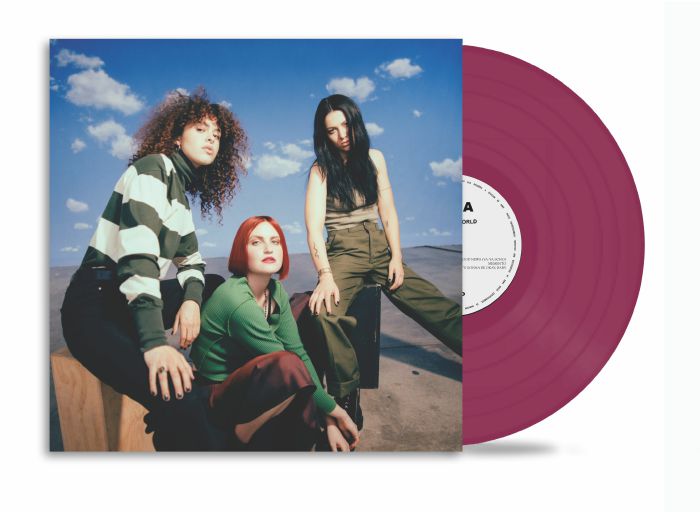 Saves The World - Dark Raspberry Vinyl LP vinyl record cover
