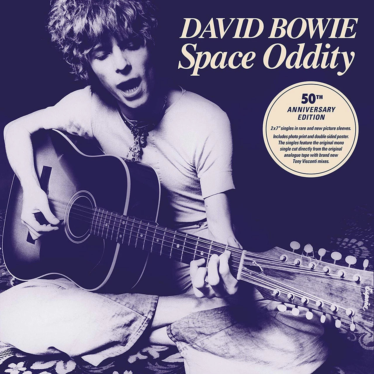 Space Oddity - 50th Anniversary Edition 2x 7" Vinyl Single