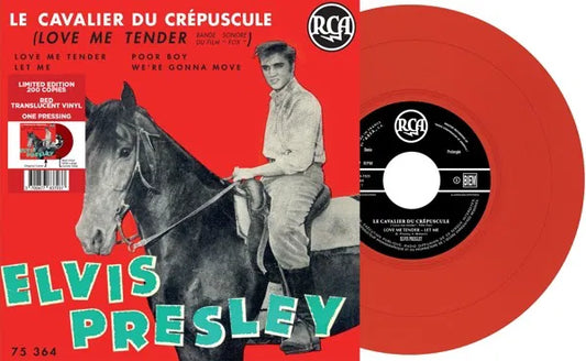 Le Cavalier Du Crepusculte (Love Me Tender) [Limited Edition Red Vinyl] 7" Single