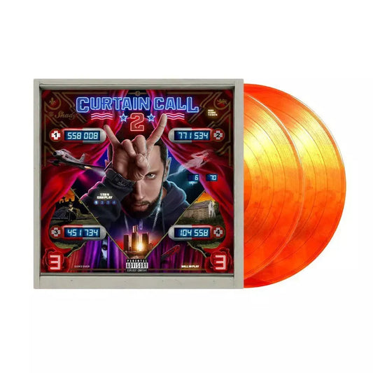 Curtain Call 2 - Limited Edition Fluorescent Orange Discs 2x Vinyl LP