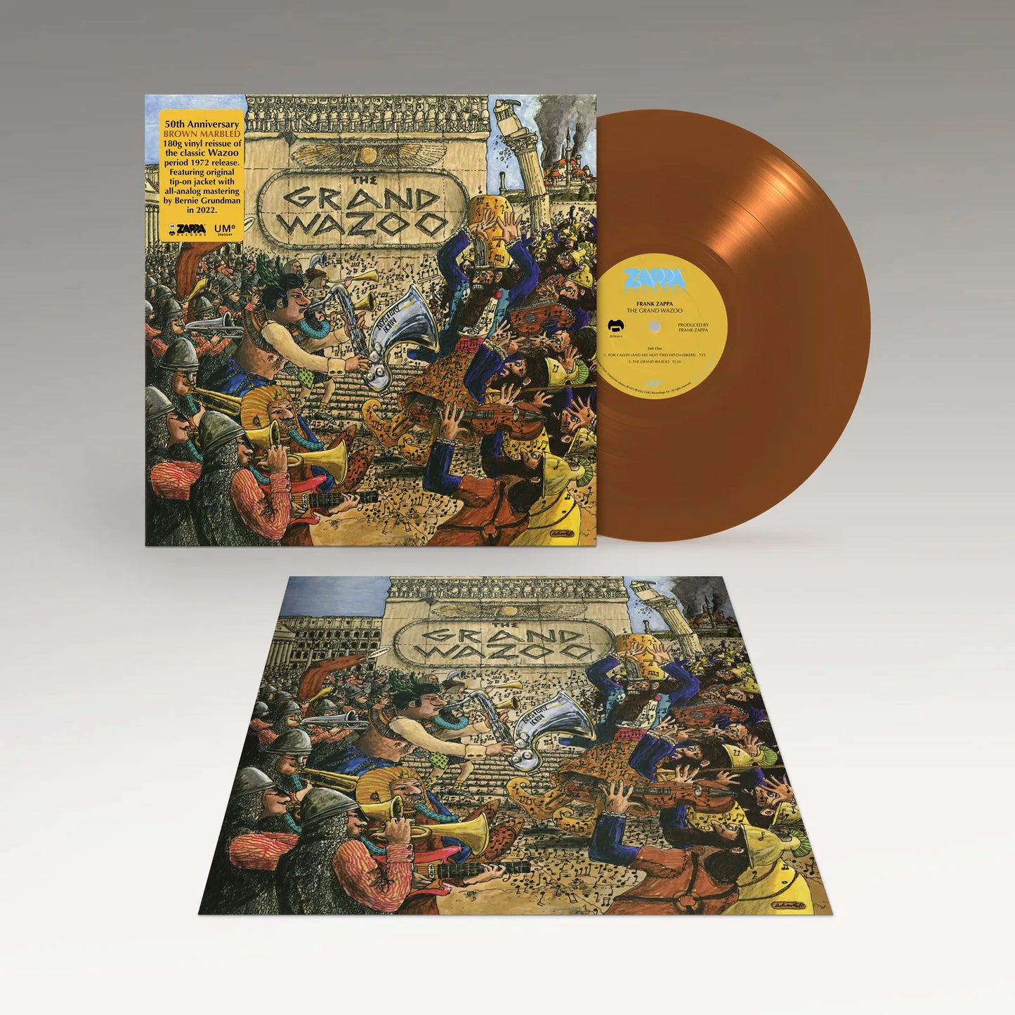 The Grand Wazoo 50th Anniversary Edition - 1x Brown Vinyl LP