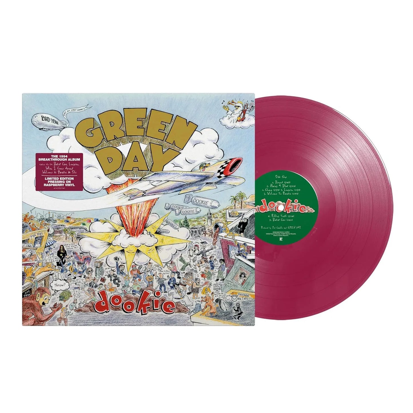 Dookie - Limited Edition 1x Raspberry Vinyl LP