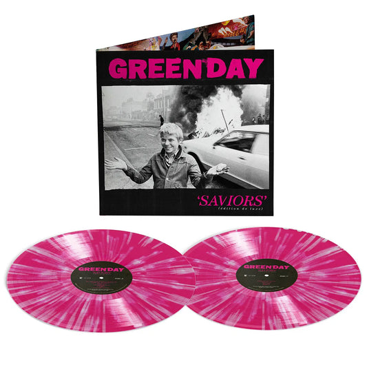 Saviors - Deluxe Edition 2x Hot Pink & White Splatter Vinyl LP