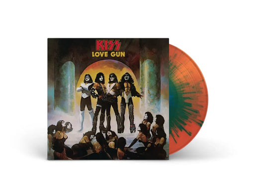 Love Gun - Limited Edition 1x Tangerine/Aqua Splatter Vinyl LP
