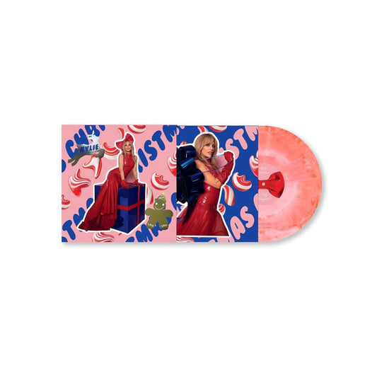 Kylie Christmas (Fully Wrapped) - Limited Edition Pink & White Marbled Vinyl LP