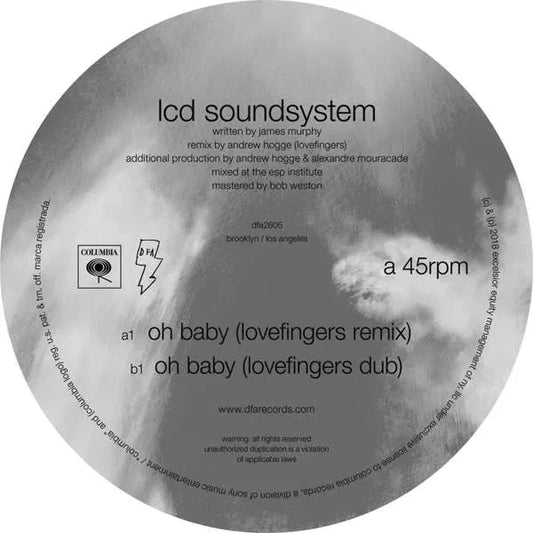 Oh Baby: Lovefingers Remix - 1x 12" Vinyl Single