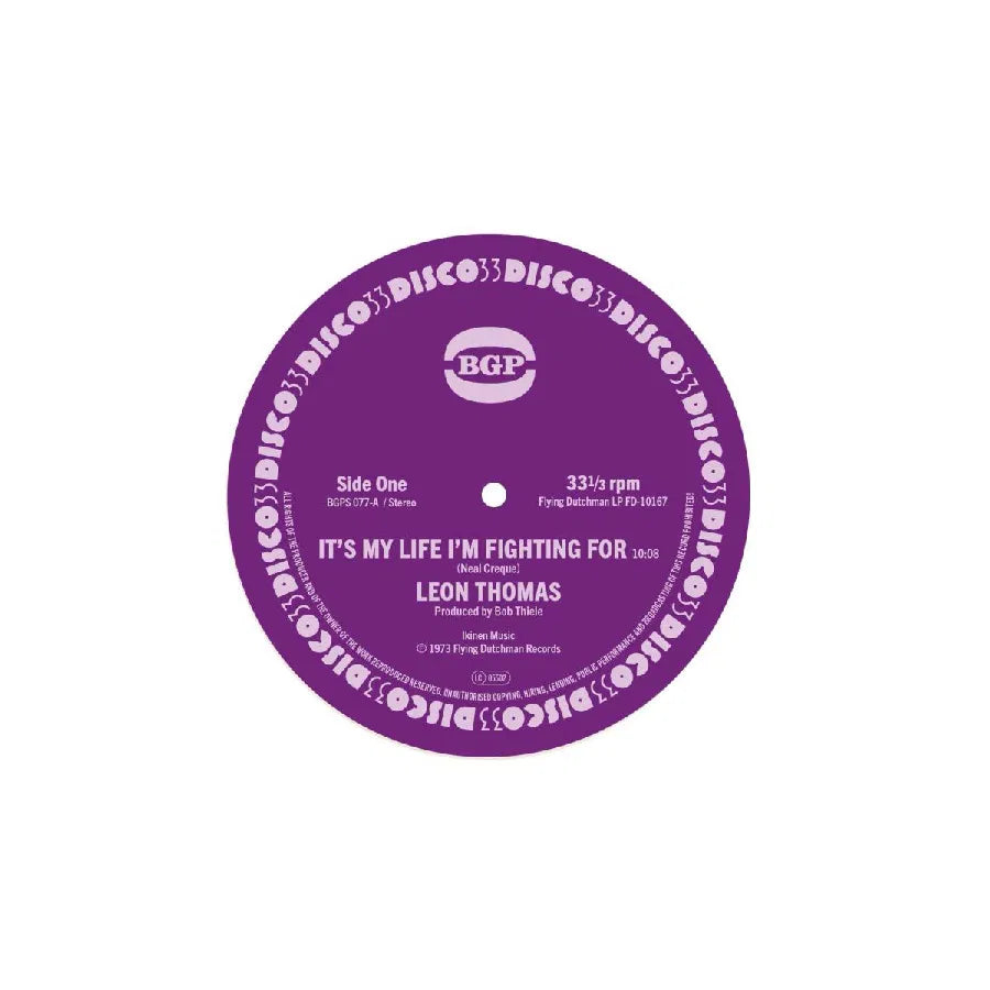 It's My Life I'm Fighting For - 1x 7" Vinyl Single