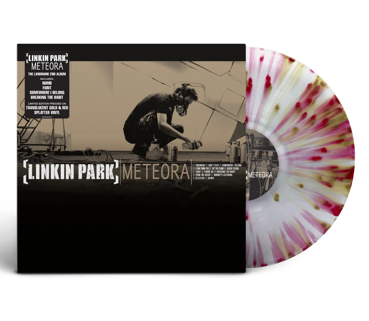 Meteora [Limited Edition Gold & Red Splatter Vinyl] LP