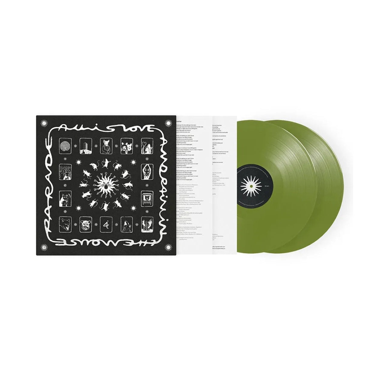 All Is Love & Pain In The Mouse Parade - Olive Vinyl 2xLP