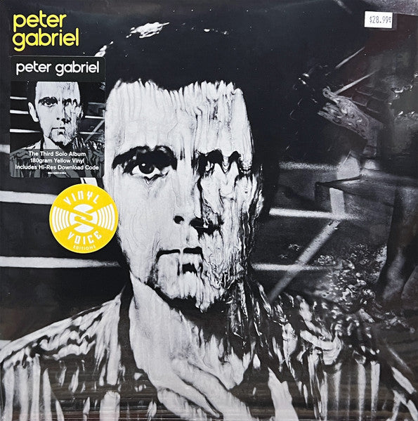 Peter Gabriel 3: Melt - 1x Yellow Vinyl
