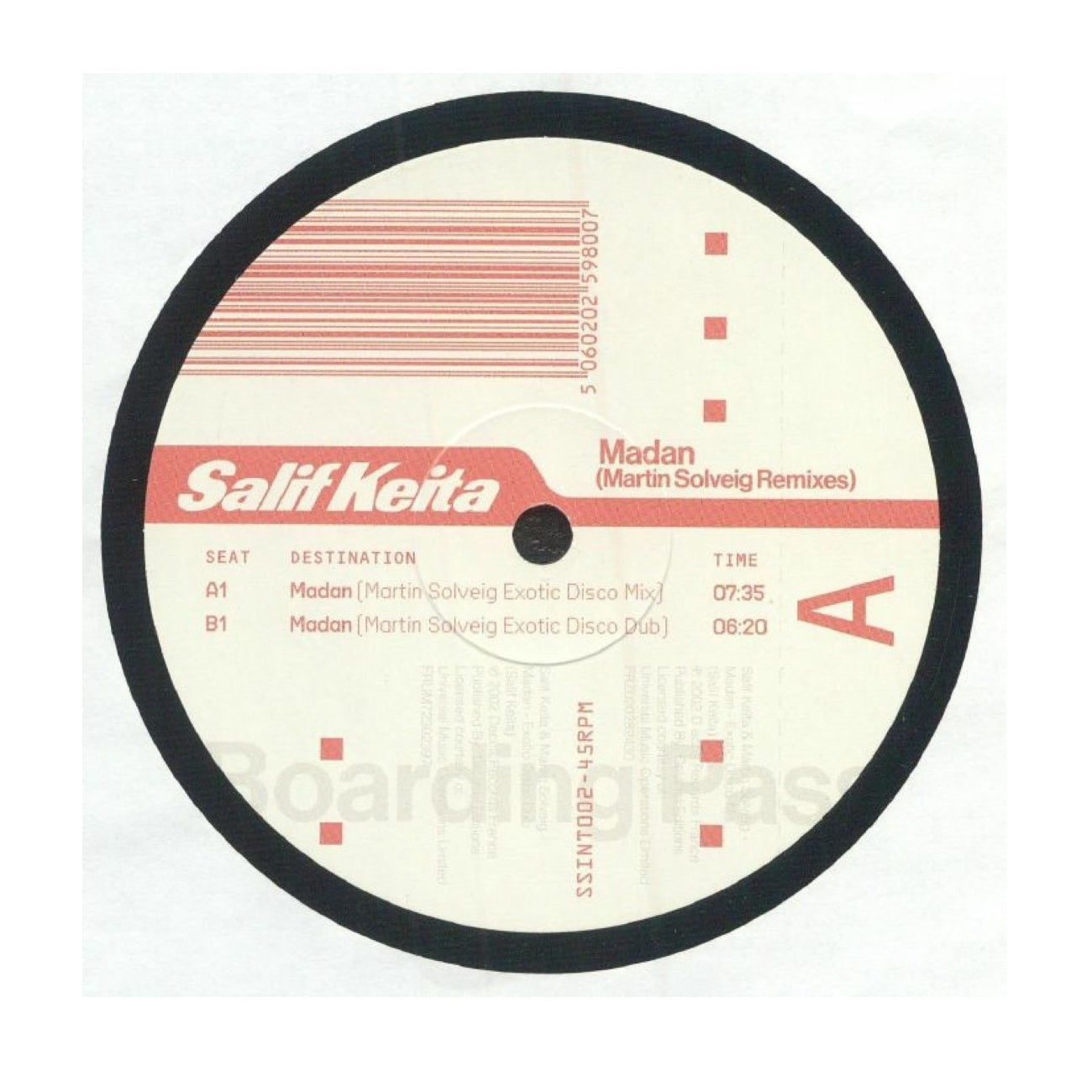 Madan (Martin Solveig remixes) - Vinyl Single