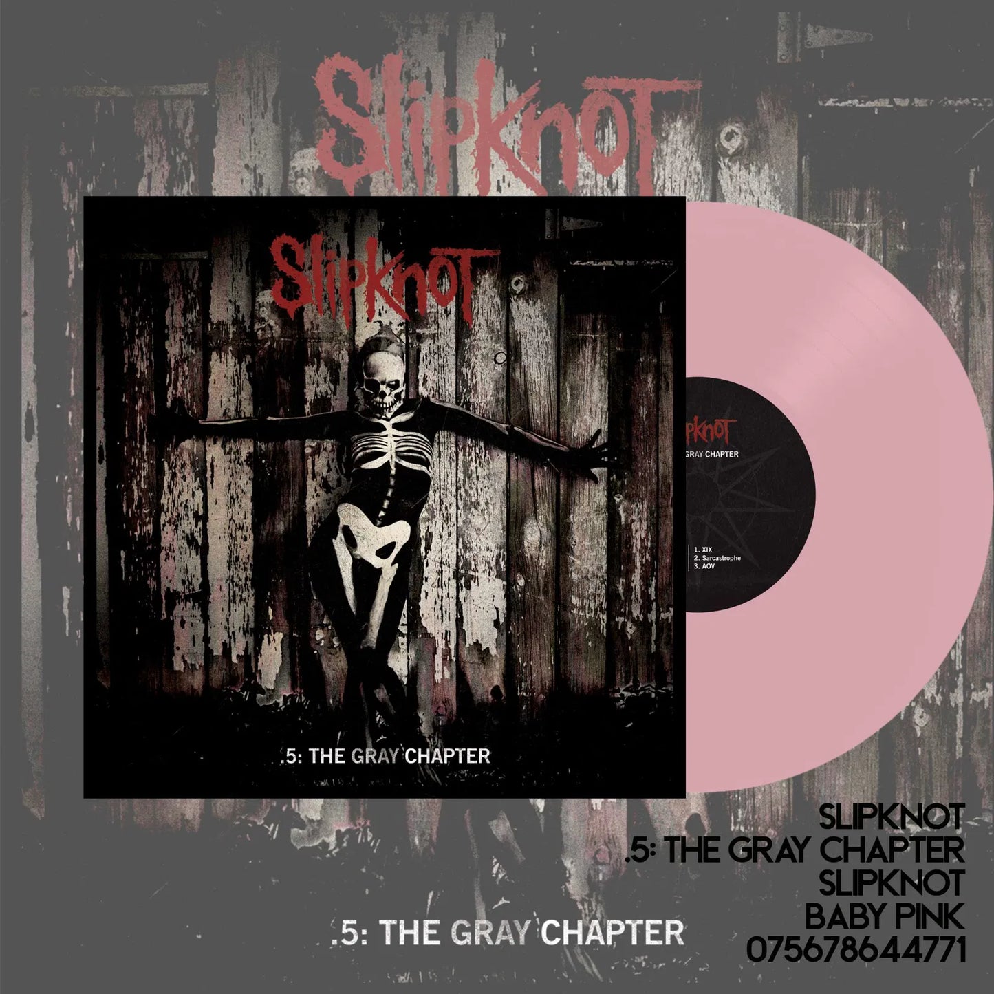 .5: The Gray Chapter - Limited Edition 2x Baby Pink Vinyl LP
