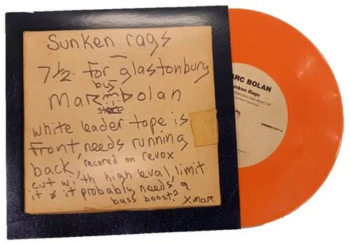 Sunken Rags: Home Demo For Glastonbury Fayre Album - Limited Edition Orange Vinyl Single