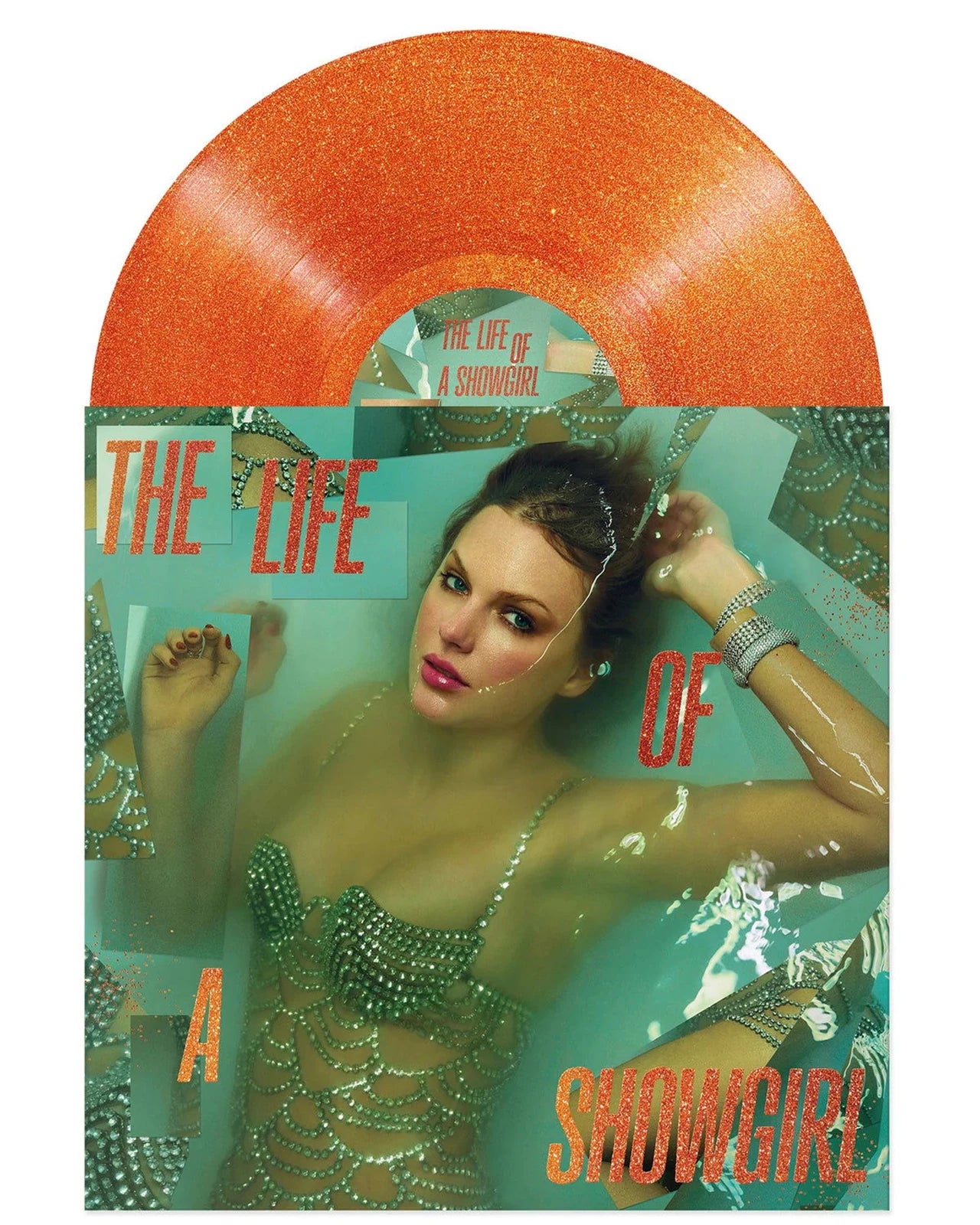 Life Of A Showgirl - Sweat And Vanilla Perfurme Edition - 1x Orange Glitter Vinyl LP