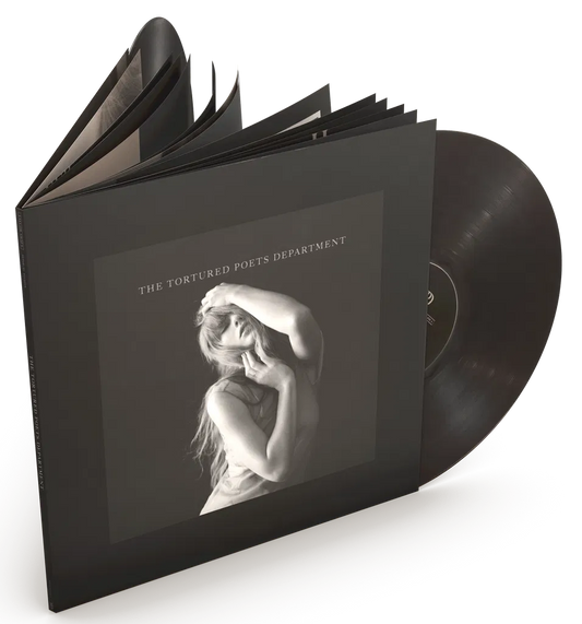 Tortured Poets Department [The Black Dog Edition, Ink Black Vinyl] - 2x Vinyl LP