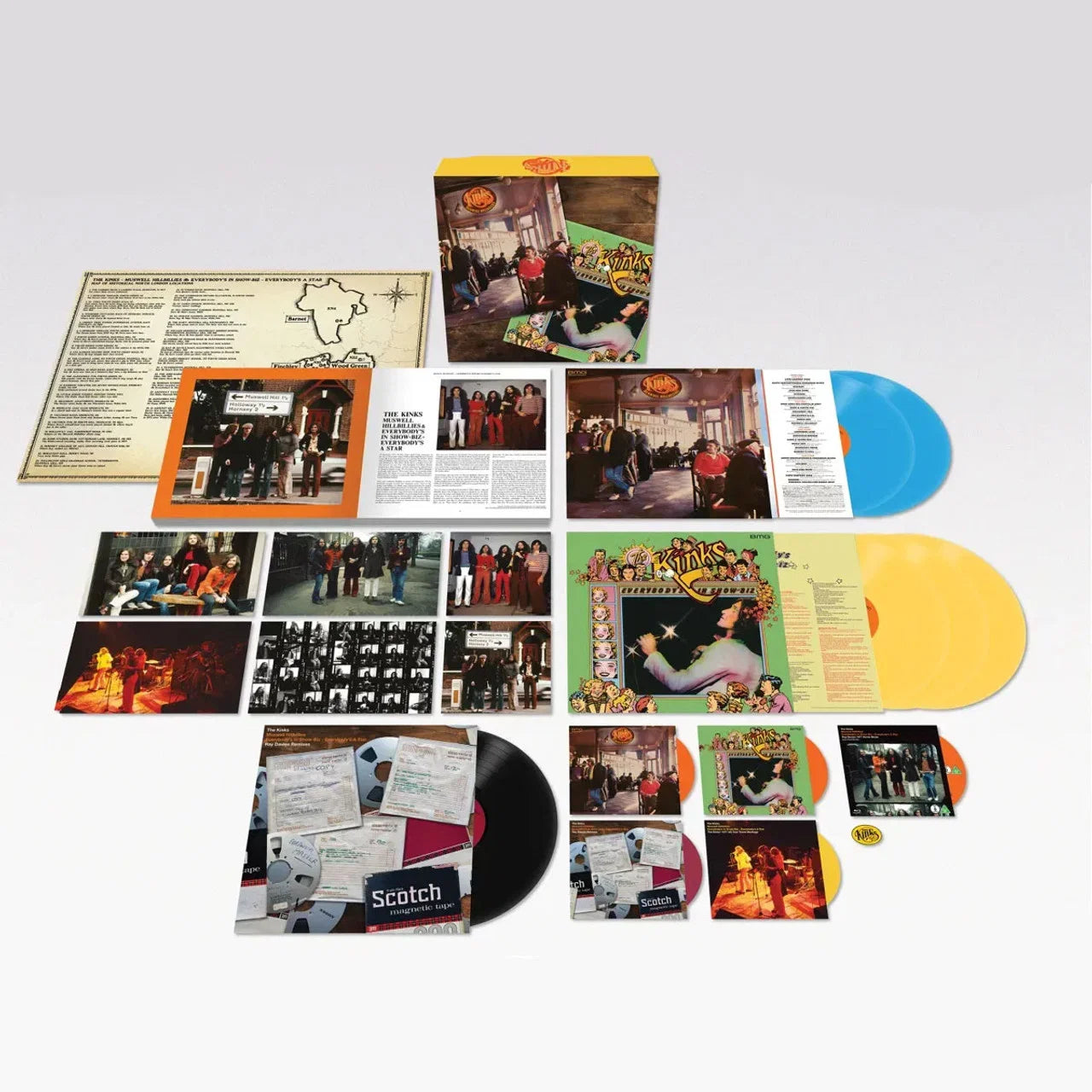 Muswell Hillbillies / Everybody's In Showbiz - Everybody's A Star - Deluxe Box Set 6xLP + 4CD + 1 Blu-Ray