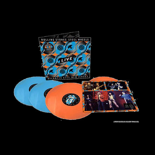 Steel Wheels Live: Atlantic City New Jersey - Orange & Blue 4xLP